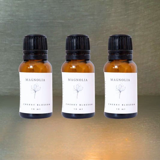 Set de 3 aceites esenciales Lima Verbena, Gardenia, Cherry Blossom